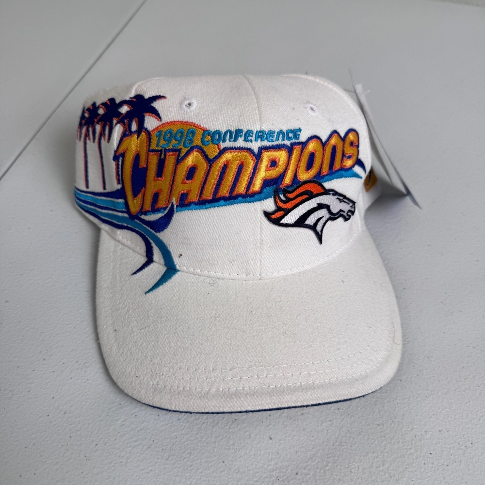 Vintage Sports Specialties Pro Line Denver Broncos Conference Champions Cap NWT‎